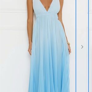 Blue Hello Molly Maxi Dress